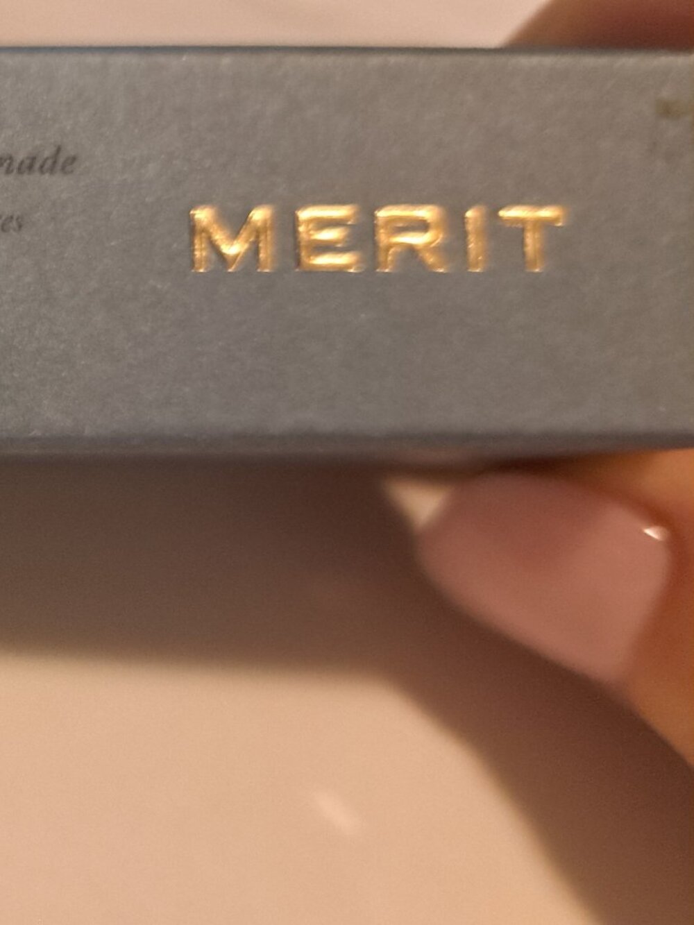 MERIT SHADE SLICK TINTED LIP OIL IN THE SHADE JETE